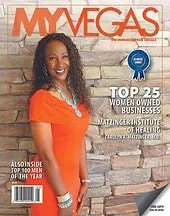 My Vegas magazine cover with Dr. Matzinger top 25 woman owned businesses edition